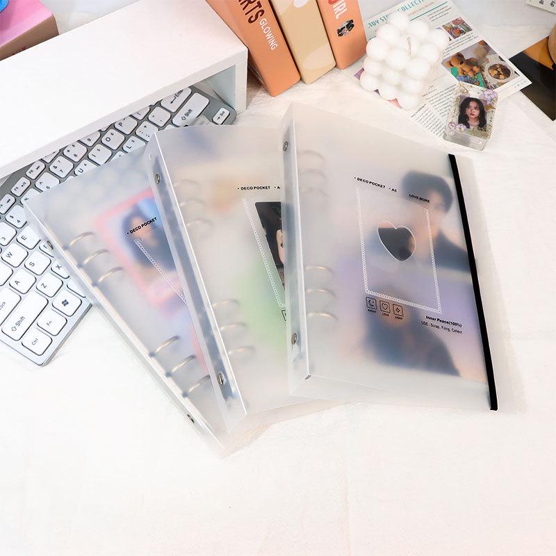 Фотоальбом на кольцах формата А5: Большая вместимость, вставного типа для фотографий 3 и 5 дюймов, идеально подходит для пар, семей и коллекционеров идолов.