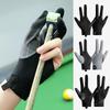 Professional Billiard Gloves Left Hand Three Finger Snooker Billiard Glove Slip Resistant Elasticity Billiard Training Accessory