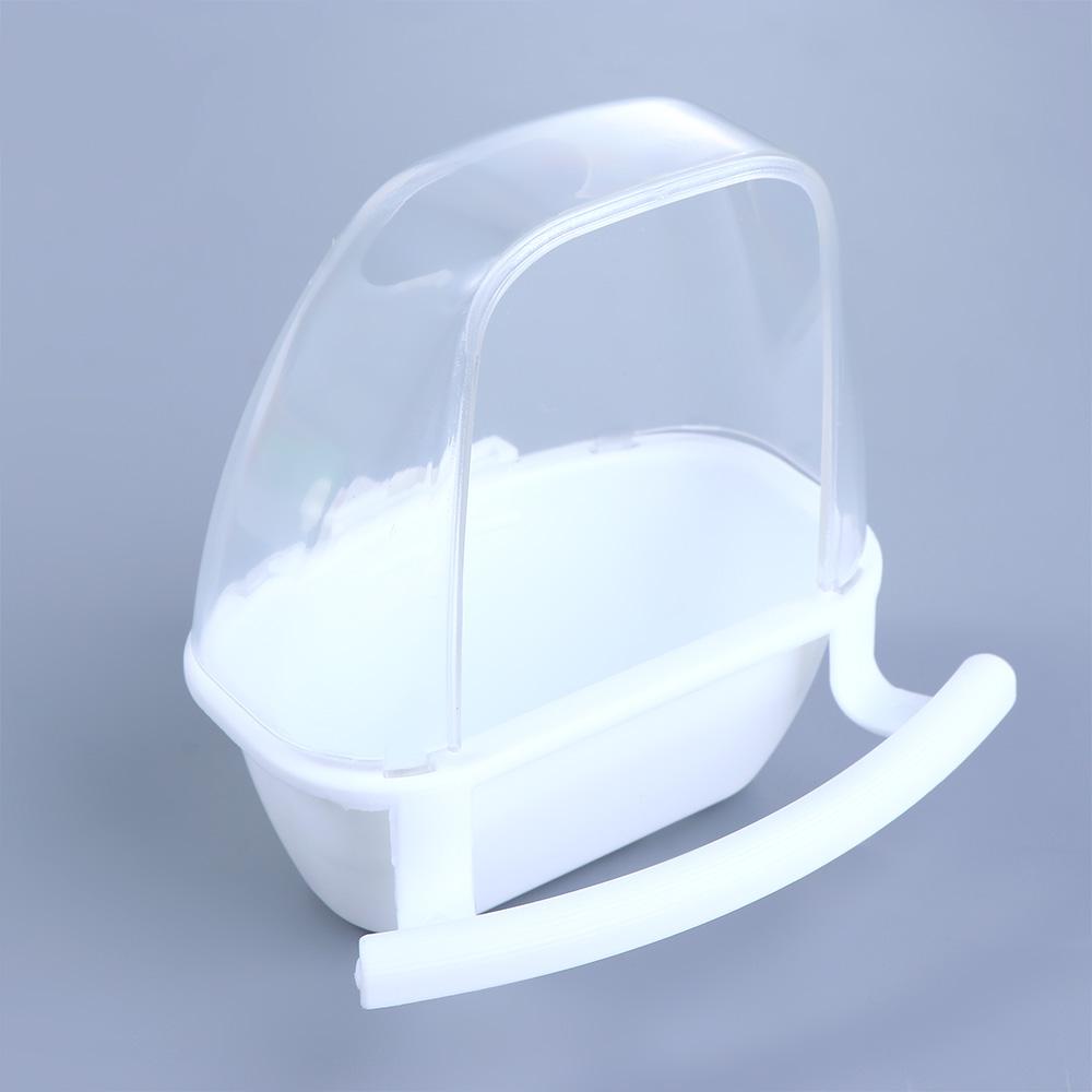 On Cage Bird Cage Decor Clear Bird Food Container Birds Watering Bowl Bird Feeder Parrot Supplies