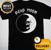 Футболка рок-группы Dead Moon Черная Хлопковая Унисекс Футболка