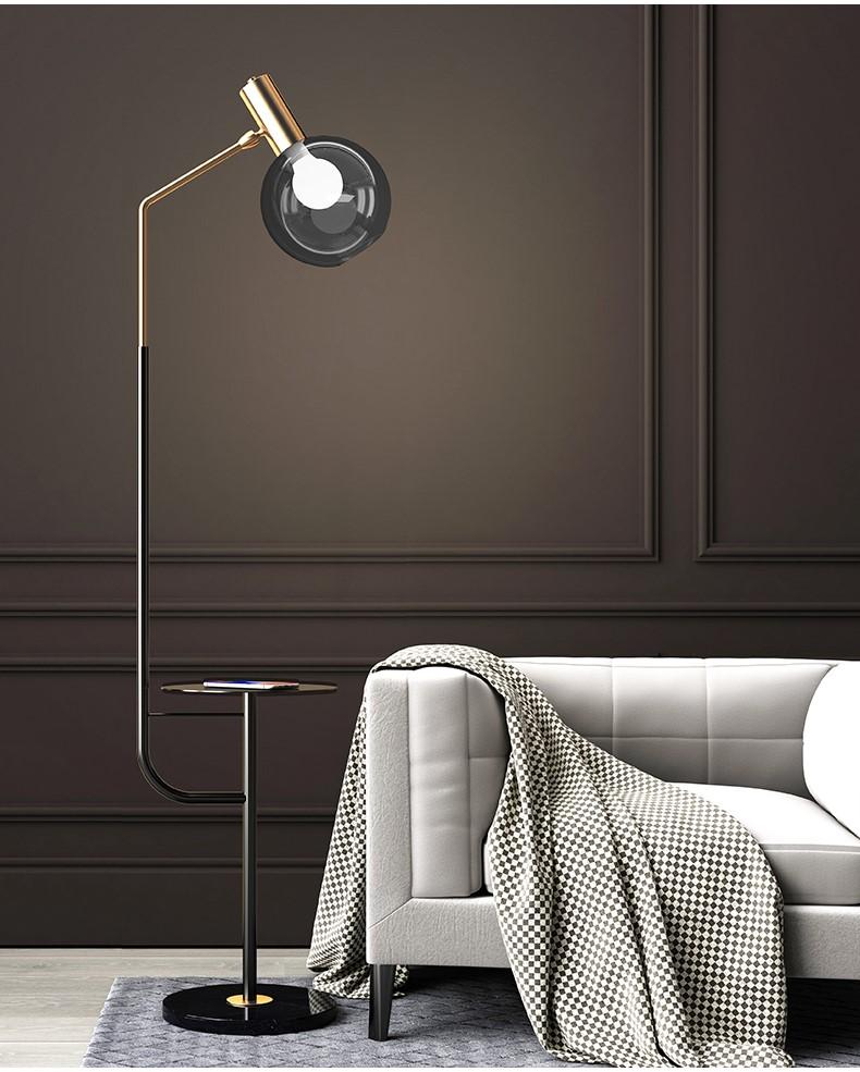 Торшер современный простой северная Европа гостиная спальня светодиодный светильник чайный столик прикроватная лампа полный торшер