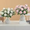 Artificial Flower Good Detail Realistic No Wither No Watering Long-lasting Fake Rose Photo Prop Table Centerpiece Wedding Party Decor Supplies