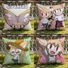 Чехол на подушку N-Neco A-Arc Kawaii для дома и автомобиля: Двусторонняя конструкция для максимального комфорта
