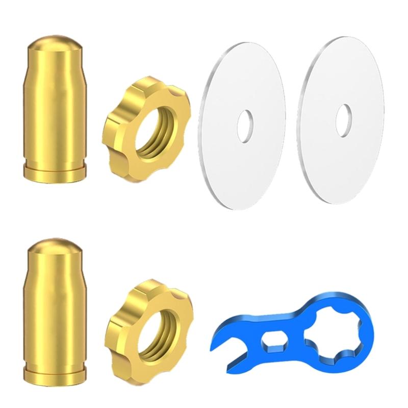 Titaniums Alloys Bike Tires Caps Air Dust Cover Road Bike Tires Valves Stem Caps Mountain Bike Air Valves Dust Caps