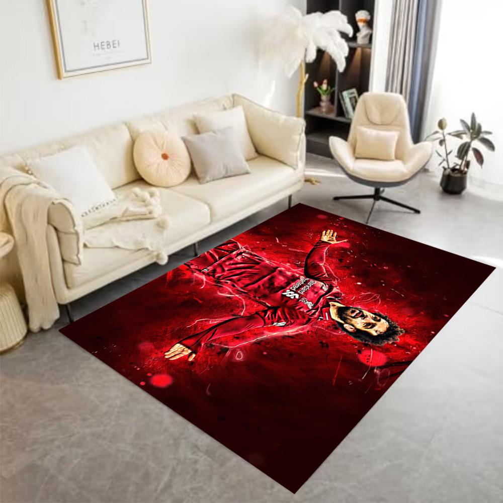 Salah's Liverpool Moment Area Rug Perfect for Kitchen Balcony Study room Living Rooms Anti-slip Rug Office home decor Perfect Gift for Friends & Famil