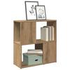 VidaXL Bookcase Artisan Oak 60x24x63 Cm Engineered Wood, Bookshelf, Room Divider, Bookcase, 856729
