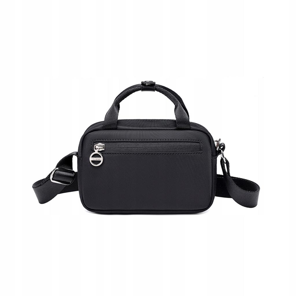 Torebka damska na ramię czarna mini elegancka 1,3 l modna na co dzień i wyjątkowe okazje. chantaria cb771 black.