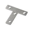10Pcs 90° Right Angle Angle Bracket Flat Fastener Corner Bracket  Hardware Accessory