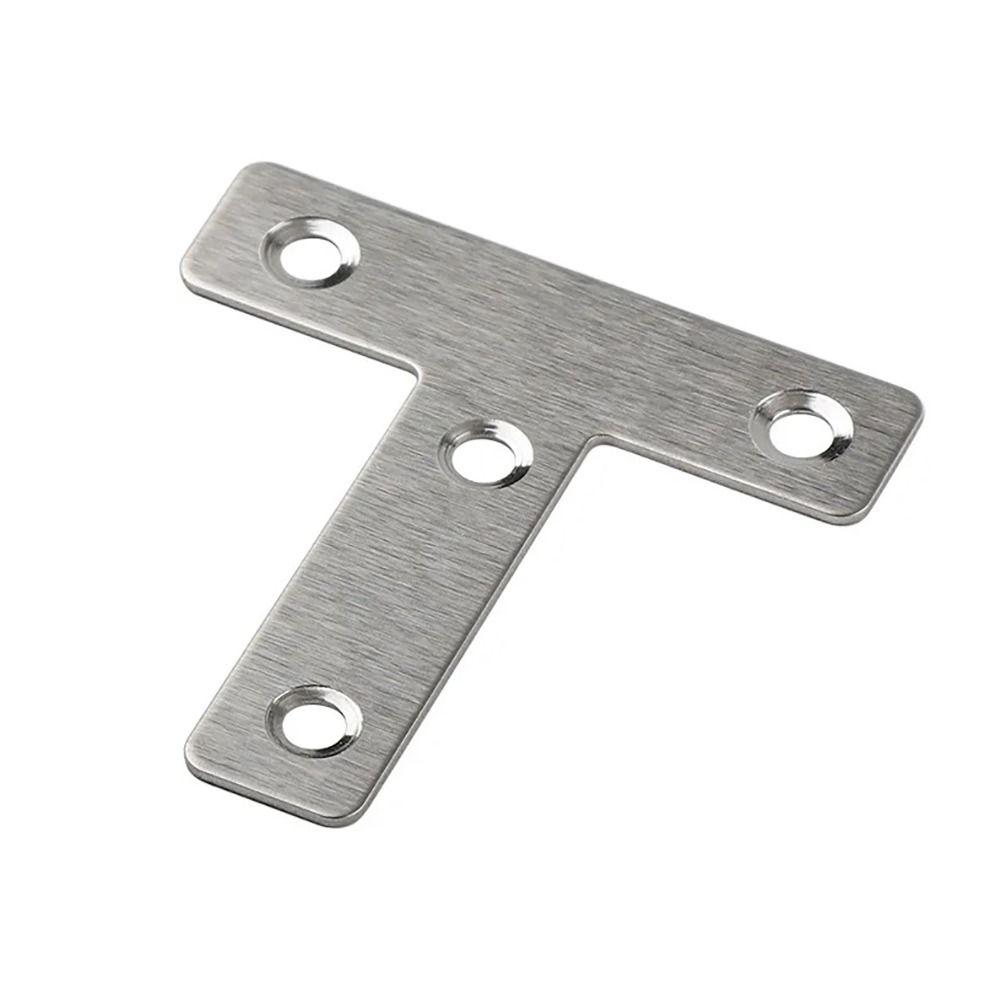 10Pcs 90° Right Angle Angle Bracket Flat Fastener Corner Bracket Hardware Accessory