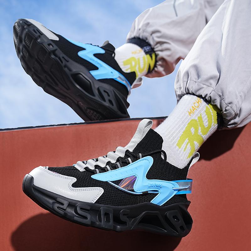 Спортивные кроссовки, мужские сетчатые дышащие повседневные туфли на платформе, мужские кроссовки в уличном стиле, женские кроссовки для бега, пара