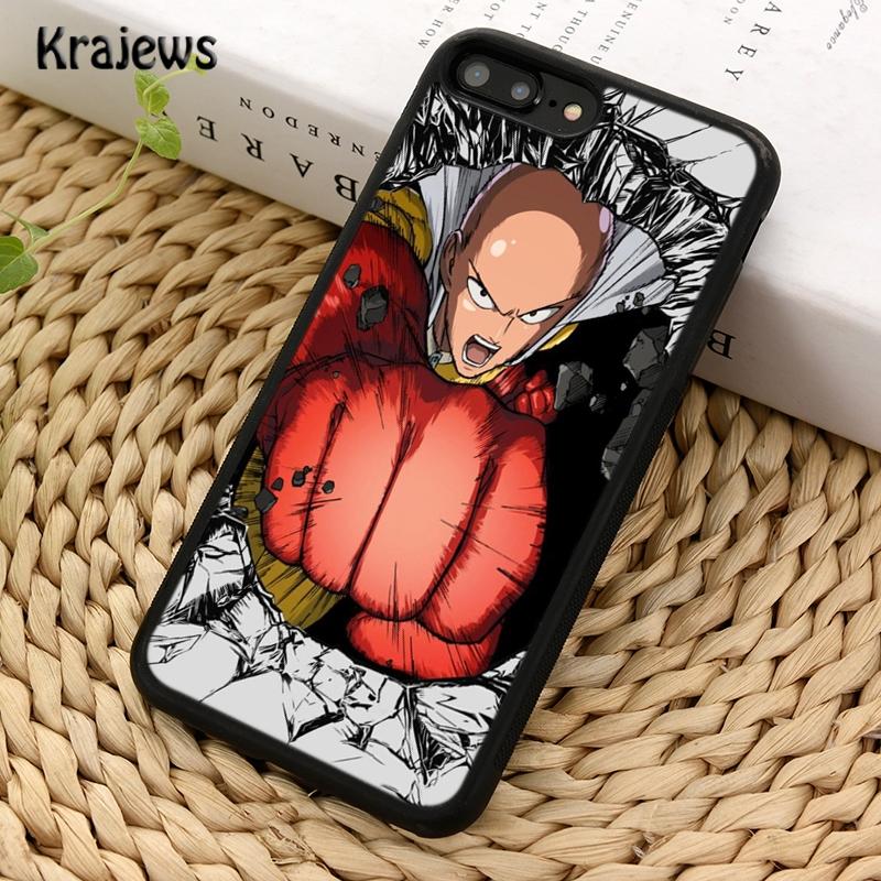 Krajews One Punch Man Japan Manga Phone Case Cover For iPhone 14 5 SE 6s 7 8 Plus 11 12 13 Pro X XR XS Max Samsung S21 S22 Ultra