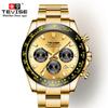 TEVISE Светящиеся мужские механические часы Модные деловые многофункциональные механические часы Мужские часы