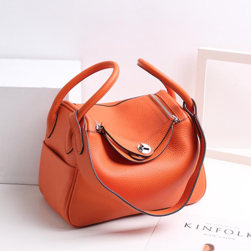 Новая женская сумка из натуральной кожи, мягкая кожа, большая сумка-подушка, сумка на одно плечо, модная докторская аптечка, сумка