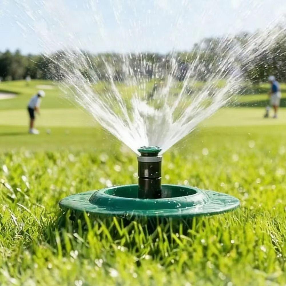 6 Pcs Adjustable Depth Sprinkler Head Protector Plastic Sprinkler Spray Cover Outdoor