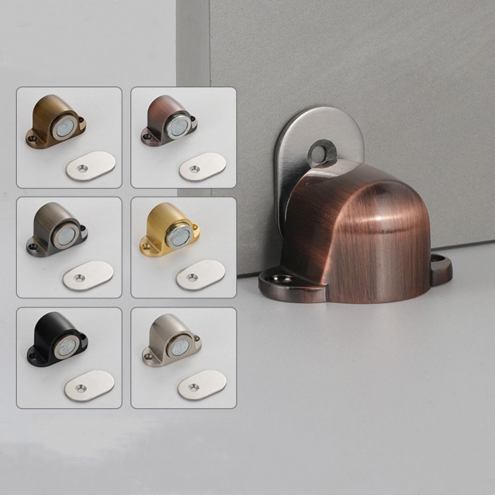 Floor-mounted Magnetic Door Stopper Strong Magnetic Door Suction Door Stop Hardware