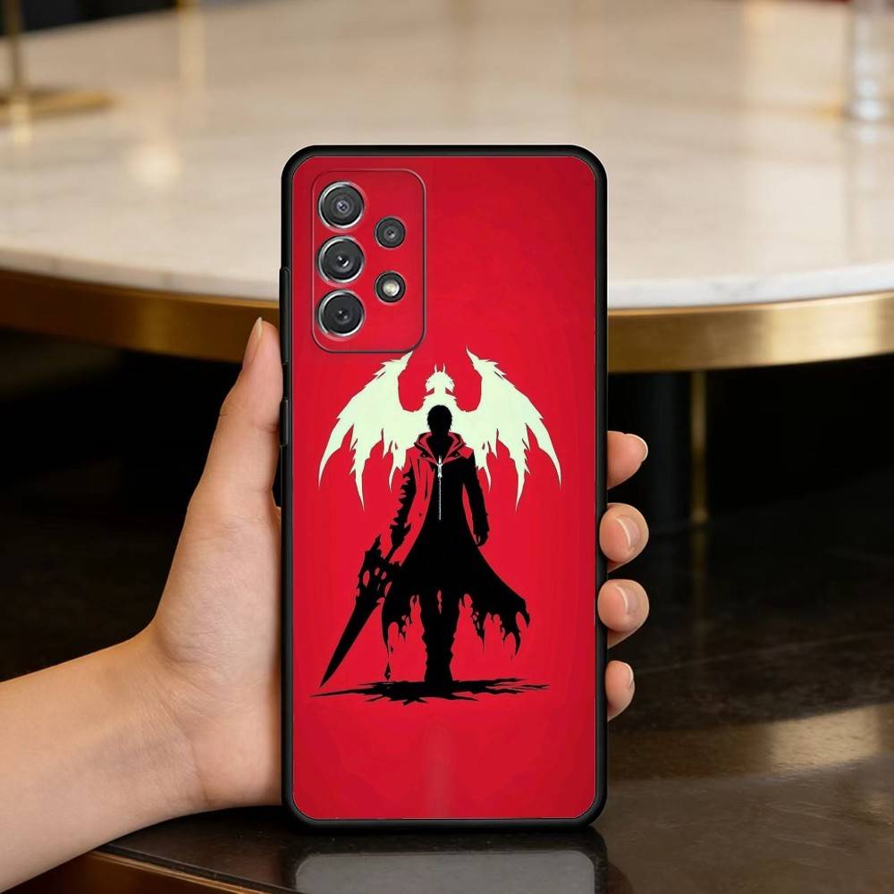 Чехол для телефона D-Devil May Cry DMC из мягкого силикона, черный, для Samsung Galaxy A73, A72, A71, A70, A53, A52, A51