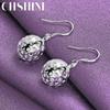 CHSHINE серьги из стерлингового серебра 925 пробы с полыми шариками для женщин, свадебные и помолвочные модные очаровательные ювелирные изделия