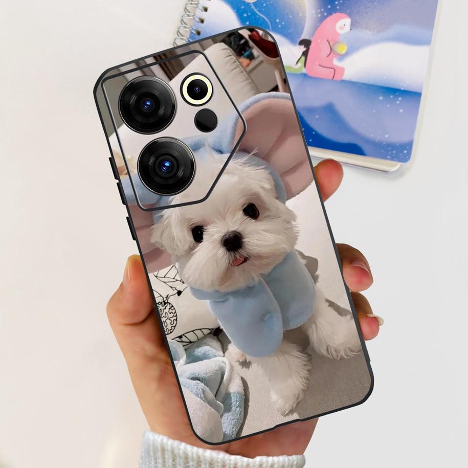 Для Tecno Camon 20 Premier Чехол CK9n Ударопрочный Чехол Модный Цветок Мягкий Силикон Чехлы Для Телефона Для Camon 20 Premier Бампер Coque