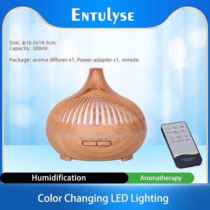 Коммерческий современный дизайн, древесное зерно, ультразвуковой туман, ароматерапия, электрический распылитель, ароматизатор, эфирное масло, воздушный диффузор