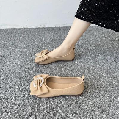 Модная женская обувь с круглым носком черного цвета, белые офисные женские балетки, мокасины, низкая цена, элегантное платье, отпуск, тренд 2025, весна-лето, Y2k