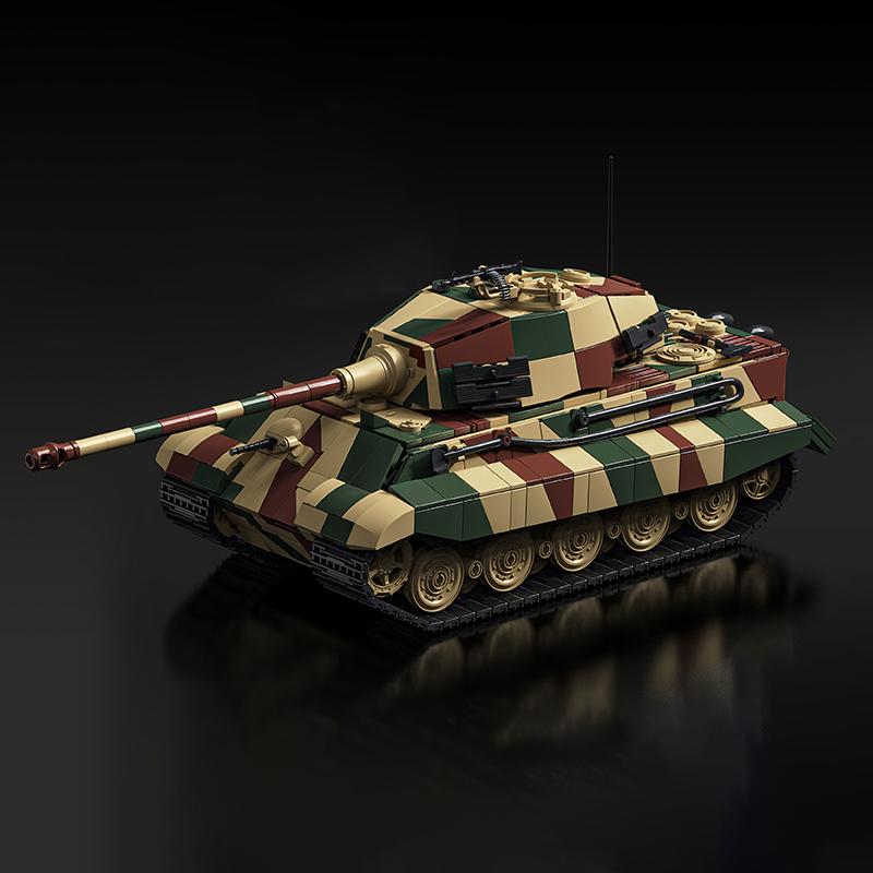 Военный Тяжелый Танк Королевский Тигр 2 Строительные Блоки MOC Армейская Бронетехника DIY Сборка Кирпичики Образовательная Игрушка Подарок для Взрослых 1780шт