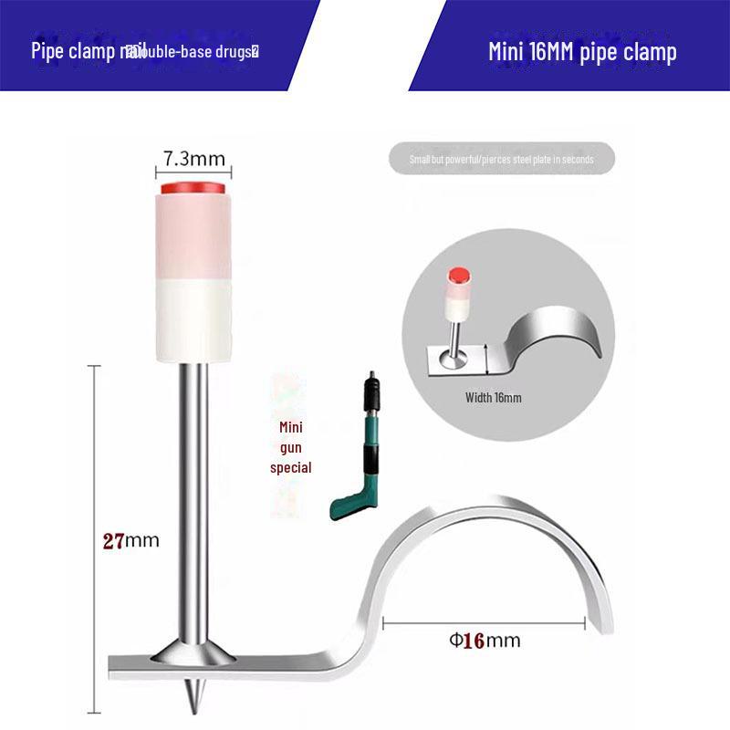 Компактный потолочный гвоздезабивной пистолет для бетона и стали с глушителем