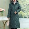 Middle Age Women's Winter Overcoat Hooded 2023 New Casual Thick Warm Long Parkas for Women Winter Jackets