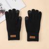 Толстые зимние перчатки Мягкие теплые перчатки Новые перчатки с полным пальцем Женские Мужские
