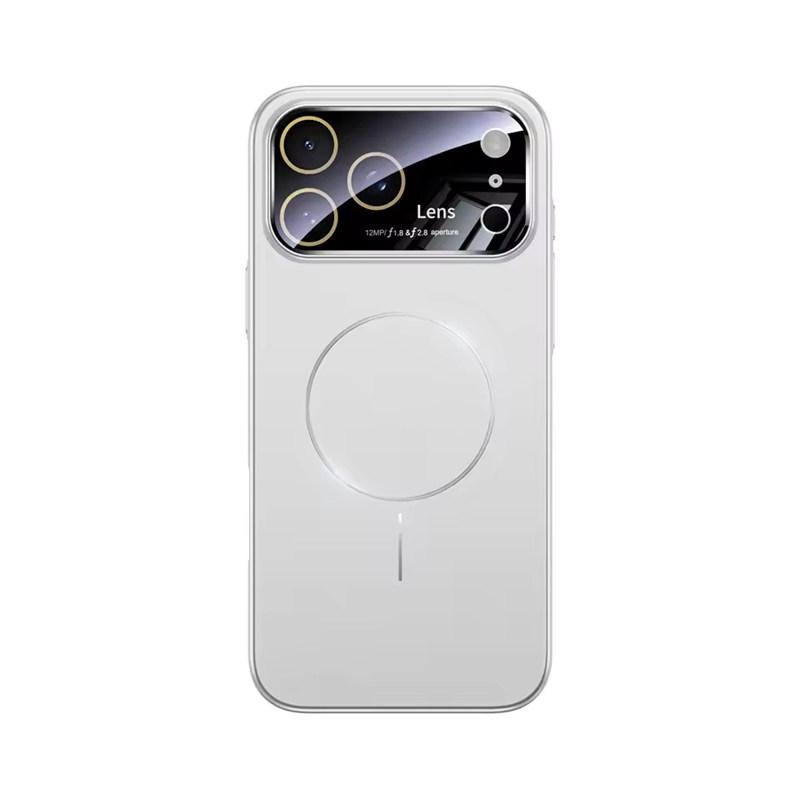 Стеклянный матовый чехол Nano для iPhone 17 Air 16 15 14 13 12 11 Pro Max 17 Pro Магнитный для беспроводной зарядки Бронированный Funda