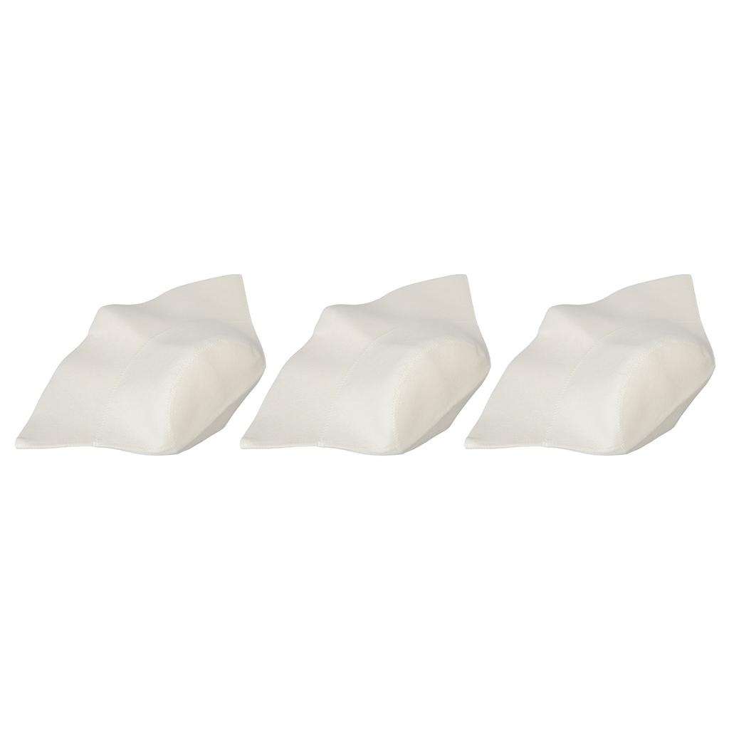 3PCS Sauna Felt Hat Thickening Water Absorption Safe Comfortable Sauna Cap for Bath Accessories White