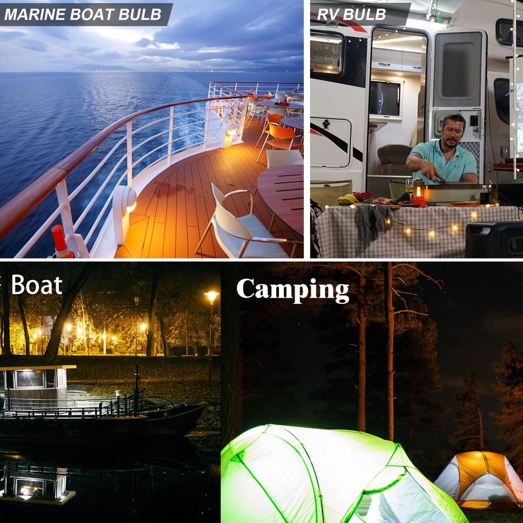 Outdoor Lighting LED Bulb Tube DC12V DC12-85V E27 Lamp Cap 3W/6W/9W/12W/15W/18W/20W Is Suitable For Outdoor Low-Voltage Lighting