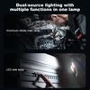 Rechargeable LED Tactical Torch with Hat Clip Mini Pocket Torch Super Bright Flashlight for Headlamp Outdoor Camping Emergencies