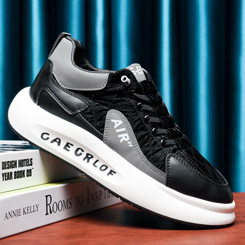 Мужская обувь Кроссовки Мужская мужская повседневная обувь Tenis Роскошные кожаные туфли Гоночная дышащая обувь Модные лоферы Кроссовки на плоской подошве для мужчин