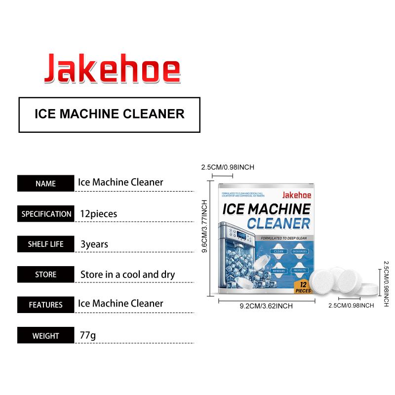 Ice Machine Descaler Tablets  Powerful Deep Cleaning Odor Removal for Household Business Scenarios