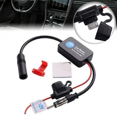 12v Автомобильная радиоантенна Fm/am Усилитель сигнала радио Усилитель Автомобильные антенны 80-108мгц Для Морской Лодки Автомобиля Z0i3