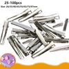 25/100Pcs 29-97mm Flat Metal Single Prong Alligator Hairpin Clip Base for DIY Hair Clips Jewelry Making Accessories