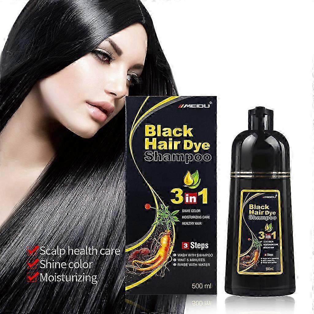 Hair Dye Shampoo Hair Color Shampoo Colors Hair in Minutes Long Lasting 500ml