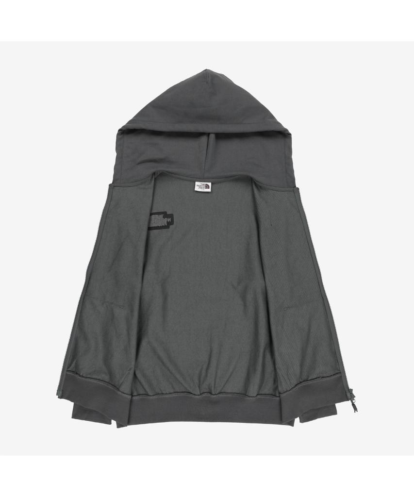 The North Face Nj5Js01L White Label Wl Zip-Up Hoodie Charcoal Grey