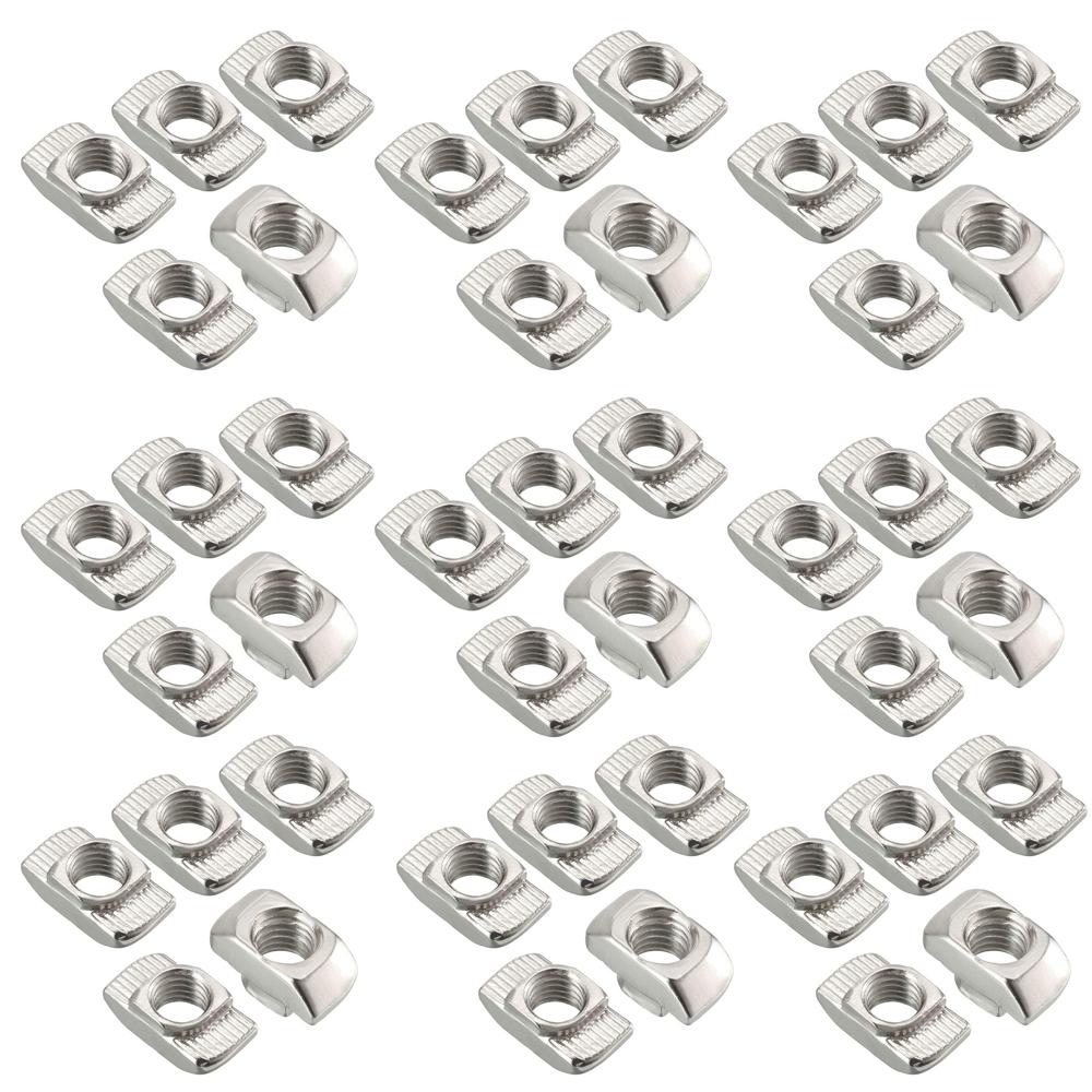 Разные размеры Т-образная гайка европейского стандарта из углеродистой стали с резьбой для крепежа алюминиевых профилей