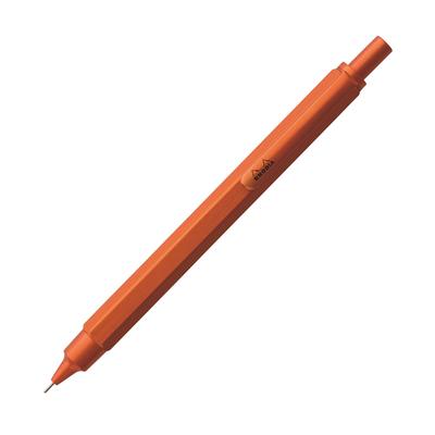 Rhodia Карандаш Script Mechanical Hexagonal Aluminum Hairline RHODIA SCRIPT cf9298, 0,5 мм, Корпус, Цвет, Отделка, Оранжевый,