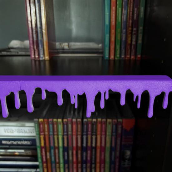 3D Printed Drop Bookshelf Ornament Glow-in-The-Dark Bleeding Drip Decoration Haunted