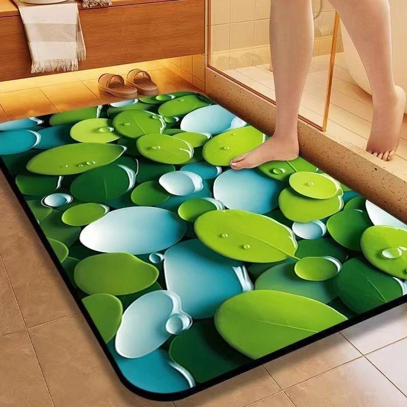 Коврики для ванной комнаты, впитывающие воду, быстросохнущие коврики для ног, впитывающие воду, коврики для туалета, коврики для входа в дом