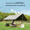 Jingdong Square Black Vinyl Camping Canopy