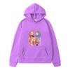 Kpop Demon Hunters Kids Kawai Anime Hoodie Jacket Pullover Head Portrait Sweet Casual Sweatshirt Y2k Sudadera Kids Clothes Girl