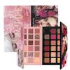 HUDA GIRL Beauty Rose Gold Remastered + Nude Edition Палетка теней Комбо-набор - 36 матовых и сияющих оттенков, Включает черный тени для век - Полный