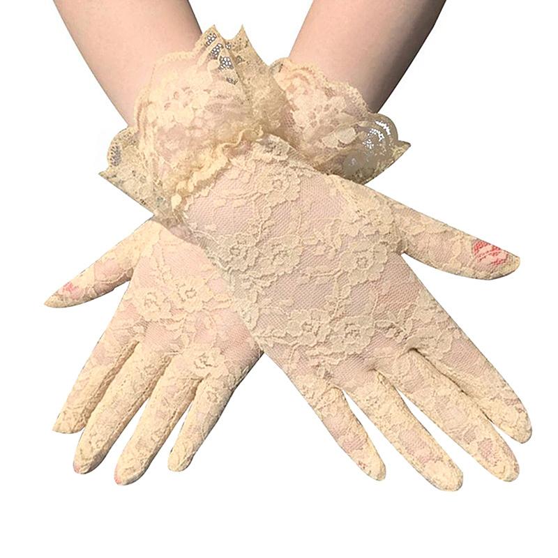 Женские перчатки кружева Хэллоуин свадьба вечеринка свадебные аксессуары