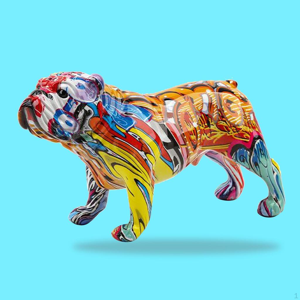 Фигурки Скульптура Украшение, Животные Собаки Живопись в скандинавском стиле, Декоративные изделия из смолы, для рабочего стола