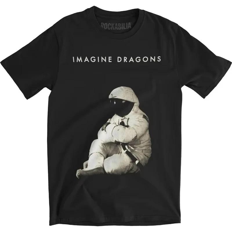 2026 Classic Imagine Dragons Band TShirt Rock Music Unisex Casual Short Sleeve Tee Summer Apparel Women And Unisex Tshirts