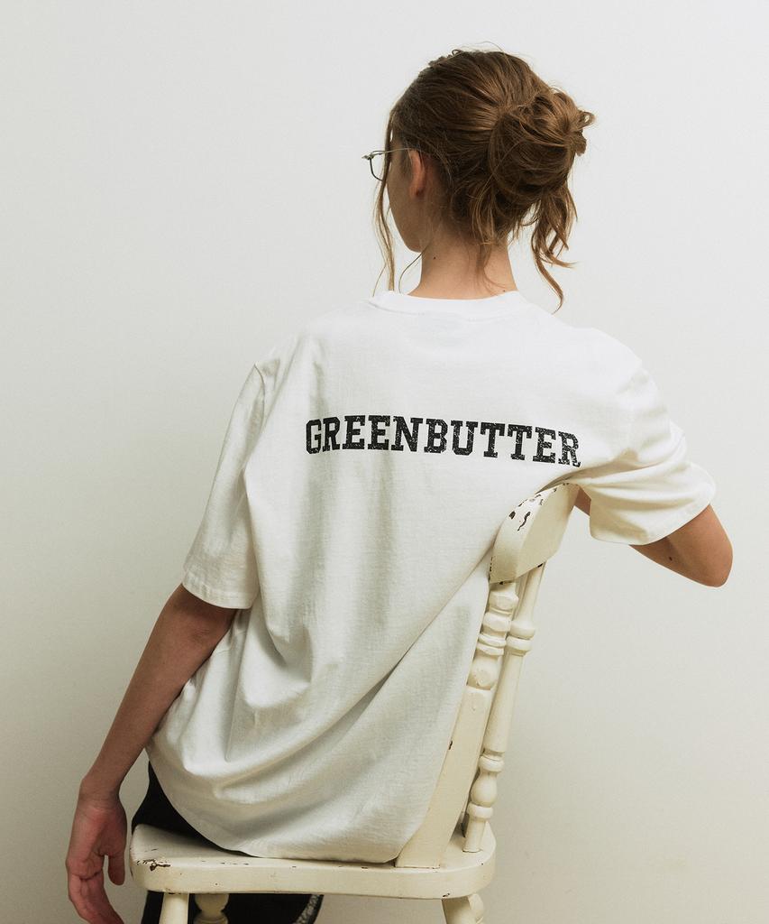 Футболка с персонажем GREENBUTTER (слоновая кость)