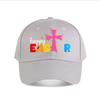 Happy Easter Colorful Cross Baseball Cap Fashion Unisex Sunhat Womens Outdoor Sports